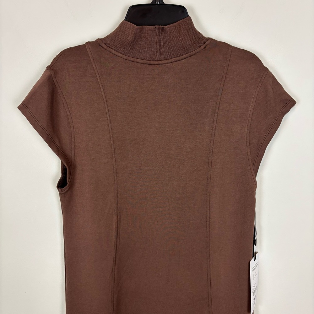 VARLEY Taunton Midi Dress in Chestnut Size S - Picture 4 of 10